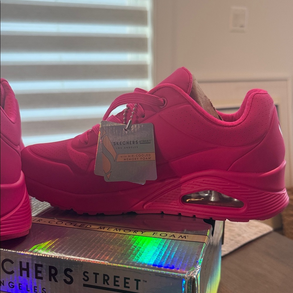 NIB Skechers Street Hot Pink Sneakers - Picture 5 of 5